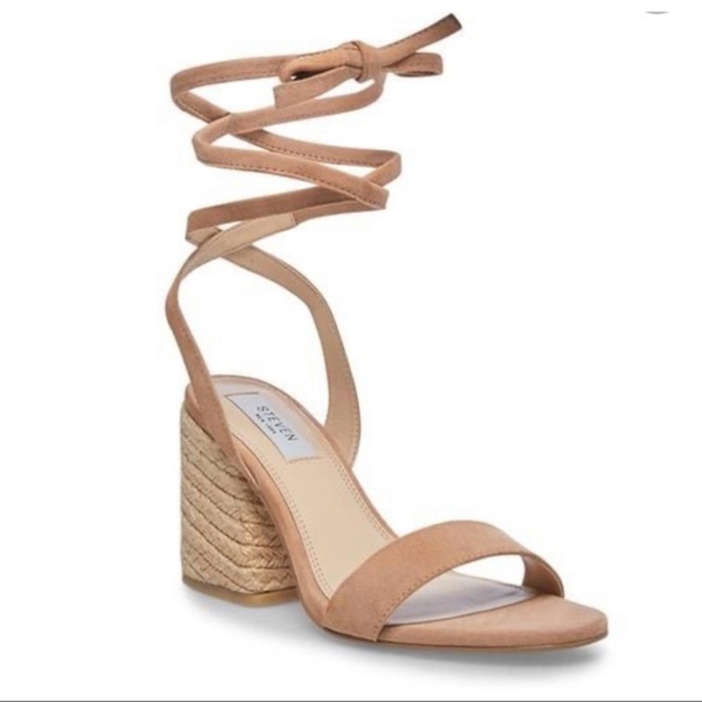 NTW Steven by Steve Madden Yasi Sand Suede Sandals